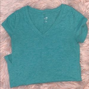 Mossimo teal short sleeve v-neck